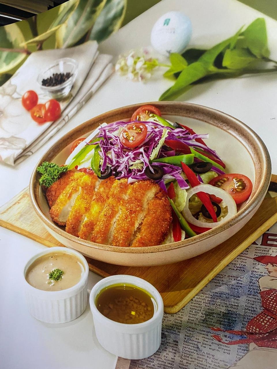 Chicken Katsu Salad